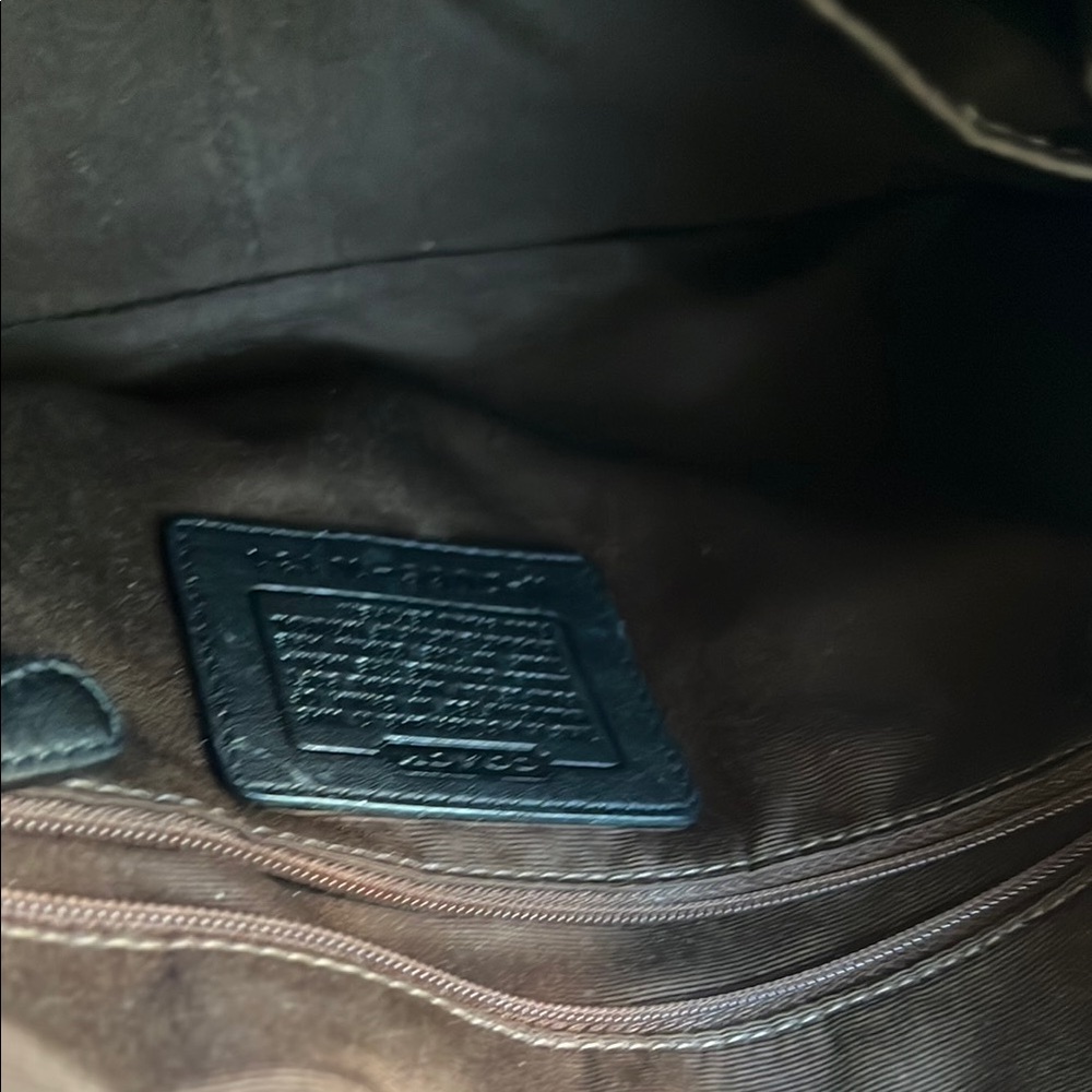 Coach brown leather shoulder bag - Picture 13 of 15